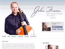 Tablet Screenshot of johnfriesen.com